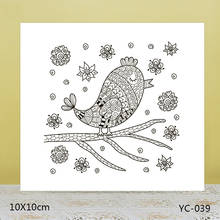 AZSG Comic bird Clear Stamps For DIY Scrapbooking/Card Making/Album Decorative Rubber Stamp Crafts 2024 - buy cheap