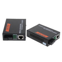 Convertidor de medios de red Ethernet externa Gigabit de 1000Mbps, transceptor óptico de fibra SC de modo único [1 par] 2024 - compra barato