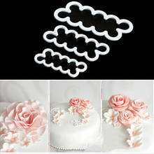 3PCS Silicone Rose Mold Plastic Fondant Cake Mold Sugar Skin Printing Mould Baking Tools Fondant Cake Decorating Tools Dropship 2024 - buy cheap