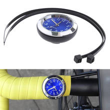 Relógio universal para guidão de motocicleta, relógio à prova d'água com base de plástico 2024 - compre barato