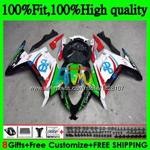 Injection For KAWASAKI ZX3R EX300 EX ZX 300R 4BS.61 Green white ZX-3R ZX300R 13 14 15 16 17 2013 2014 2015 2016 2017 Fairings 2024 - buy cheap