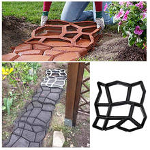 Walk Maker Reusable Concrete Path Maker Molds Stepping Stone Paver DIY Paving Moulds For Lawn Patio Yard Garden 2024 - buy cheap