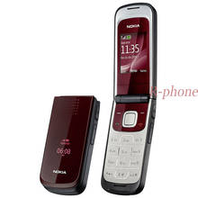 Nokia 2720 Refurbished Fold Mobile Phone Original 2G GSM tri-band  Red Cellphone Unlocked 2024 - купить недорого