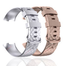 Pulseira para fitbit charge 3 4 se, pulseira esportiva de reposição, acessórios para fitbit smart watch band charge 4 3 2024 - compre barato