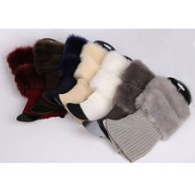 Hot sale Autumn Winter Casual Womens Knitted Boot Cuffs Fur Knit Warm Leg Warmers Boot Socks Legs Warmers Shoes Set Xmas Gift 2024 - buy cheap