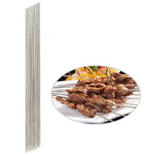 Pinchos de acero inoxidable para barbacoa, accesorios de cocina para el hogar, herramientas, 30 Uds. 2024 - compra barato