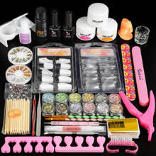 Shelloloh-Kit de manicura con polvo acrílico líquido, conjunto de herramientas para extensión de uñas, todo para manicura 2024 - compra barato