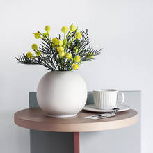 Nordic Modern Ceramic Spherical Vase Simple Decoration Desktop Decoration Home Living Room Decoration Potted Flowerpot 2024 - buy cheap