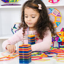 56pcs Big DIY Magnetic Building Blocks Model & Building Construction Toys Magnetic Designer Educational Toys for Children Gifts 2024 - buy cheap