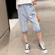 Summer Baby Girls Denim Shorts Fashion Five-point Pants Jeans Korean Casual Cowboy Shorts Children Clothing 4-12 Years 110-160cm 2024 - buy cheap