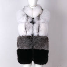 ladies natural fox fur gilet women real fox fur gilet fur natural sleeveless coat 2024 - buy cheap