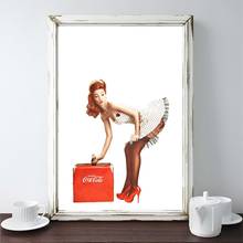 Pin Up Girl Vintage Poster Popart  Print Kitchen Decor Retro Wall Art Canvas Painting Picture Bar Pub Man Cave Wall Decoration 2024 - buy cheap