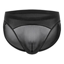 Man's underwear ropa interior hombre jockstrap transparent mesh sexy underwear men gay underwear cueca masculina mens briefs 2024 - buy cheap