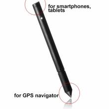 Многофункциональная ручка для сенсорного экрана 2-в-1, универсальный стилус, емкостная ручка с сопротивлением для смартфона, планшета, ПК, случайный цвет 2024 - купить недорого