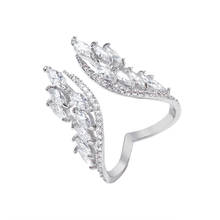 Bettyue geometria clássica forma cúbica anel branco com quatro garras anel para feminino & meninas simplicidade estilo fantasia jóias no banquete 2024 - compre barato