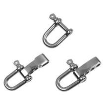 Stainless Steel U Anchor Shackle Screw Pin Paracord Bracelet Buckle Outdoor Survival Rope Fittings 2024 - buy cheap