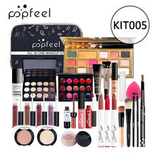 POPFEEL-Kit de maquillaje, 15/20/24/27 unids/set/set, Kit de cosméticos, sombra de ojos, lápiz labial, polvo, corrector, esmalte de uñas con bolsa de maquillaje 2024 - compra barato