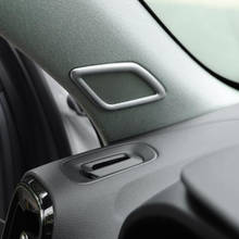 Для Volvo XC40 XC 40 2019 2020, внутренняя крышка передней двери колонки A, отделка, аксессуары для интерьера, наклейка на рамку 2024 - купить недорого