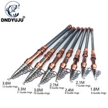 DNDYUJU Telescopic Carp Fishing Rod 1.8M-3.6M High Carbon Carp Fishing Rod Hard Carbon Telescopic Fishing Rod Fishing Pole 2024 - buy cheap