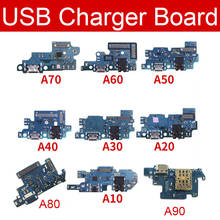 Base de carga USB 100% original para Samsung Galaxy A10 A20 A30 A40 A50 A60 A70 A80 A90 conector de carga USB 2024 - compra barato