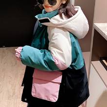 New  Winter  Jacket  Girls  Kids  Korean mid-length  thickness  cotton-padded   Children  Winter Coat  WT024 2024 - buy cheap