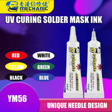 MECHANIC 15ML UV Curing Solder Mask Ink Red Blue Green Yellow Black White Welding Oil for PCB BGA Paint Prevent Corrosive Arcing 2024 - buy cheap