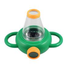 Lupa portátil 3x de doble vía para observación de insectos, lupa para observación de insectos, juguete educativo para niños, regalo 2024 - compra barato