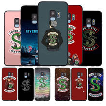 Riverdale black Soft phone Case For Samsung S20 S10 S9 S8 S7 edge Plus Lite For Note 8 9 10 A6 A7 A8 A9 2018 Cover 2024 - buy cheap