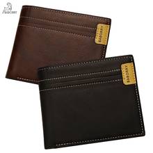 RFID Anti-magnetic Anti-Radio Frequency Identification Wallet Men's Top Quality PU Leather Purse Card Case ID Holders 2024 - buy cheap
