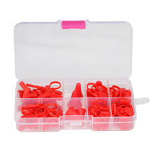 88pcs/box Plastic Stitch Markers Knitting Crochet Locking Stitch Knitting Needles Protector Sewing Accessories Kit For Women 2024 - buy cheap