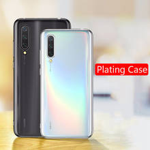 Capa lainergie para xiaomi mi a3, luxo, revestimento, macia, transparente, fina, capa de telefone para xiaomi mi 9 lite cc9 cc9e case 2024 - compre barato