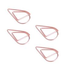 200 pcs Rose Gold Cute Paper Clips, Smooth Drop-Shaped Paper Clips for Office School Student(1 inch / 25mm) 2024 - buy cheap