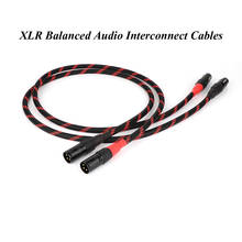 Пара x41807 5N OCC медный XLR сбалансированный аудио соединительные кабели с NEUTRIK XLR разъем 2024 - купить недорого