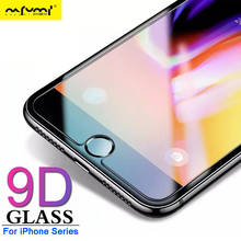 Protección de vidrio para iphone 7 6 5 s se 6 6s 8 plus XS max XR de iphone 7 8 x protector de pantalla vidrio templado para iphone 7 6S 8 2024 - compra barato