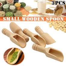 3 Pcs Wooden Small Scoop Salt Sugar Coffee Spoon Mini Kitchen Cooking Tool B99 2024 - buy cheap