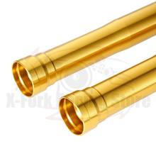 Tubos de horquilla exterior delantera, barras de tubos de color dorado para Kawasaki Z1000 2014-2018 2015 2016 2017, 475mm, 44008-0070-499 2024 - compra barato