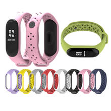 for Mi Band 4 Strap Wrist Strap for Xiaomi Mi Band 4 3 Sport Silicone Bracelet for Xiaomi Mi Band 3 Smart Watch Bracelet 2024 - buy cheap