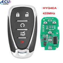 Mando a distancia inteligente de 5 botones para Chevrolet Camaro, Equinox, Cruze, Malibu Spark, 433MHz, Chip ID46: HYQ4EA 2024 - compra barato