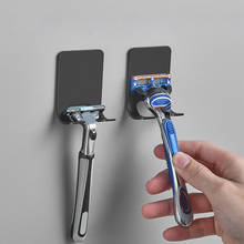 2 Pcs Punch Free Razor Holder Storage Hook Wall Men Shaving Shaver Shelf Bathroom Razor Rack Wall Bathroom Accessories # 2024 - buy cheap