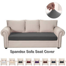 Solid Colour Sofa Seat Covers For Living Room Elastic Sofa Cushion Cover Anti Waterproof oil Stretchy Slipcover Decoration D30 2024 - buy cheap