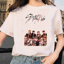 Футболка женская в стиле K-Pop, милая рубашка в стиле K-Pop, хип-хоп, в стиле Харадзюку, корейский стиль, хип-хоп 2024 - купить недорого