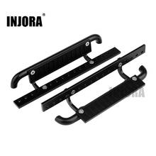 Injora 2 peças de pedal de metal, placa de pedal para rc rock crawler d90 1:10 2024 - compre barato