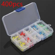 400pcs/Lot 3mm LED Diode Light Assorted Kit Green Blue White Yellow Red COMPONENT DIY Kit Support Dropshipping 2024 - buy cheap