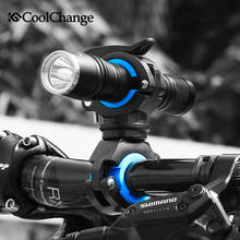 Coolchange 360 Rotating Cycling Bike Light Holder MTB Bicycle Pump Flashlight Mount Bracket Flash Torch Holder Front Light Clip 2024 - buy cheap