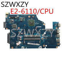 Szwxzy placa-mãe para computador portátil, acer aspire embutido, com cpu embutida, nbm11002, acessório para laptop, 1.0, funcionamento 100% 2024 - compre barato