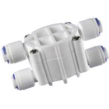 1/4\" OD Tube 4 Way Valve Auto Shut Off Pressure Regulator Aquarium Water Purifier Reverse Osmosis Machine Water Filter Parts 2024 - buy cheap