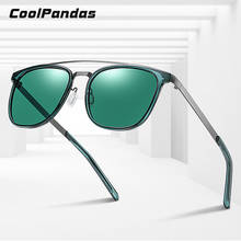CoolPandas New Polarized Sunglasses Men Women Luxury Brand Design Fashion Square Frame Gradient Sun Glasses Female oculos Ladies 2024 - buy cheap