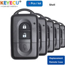 KEYECU 5PCS Flip Remote Car Key Shell Case for Nissan Micra Note Xtrail Juke Duke Navara Qashqai j11 Sunny Pathfinder Fob 2 Btns 2024 - buy cheap