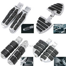 Motorcycle Front & Rear Foot Pegs Footrests For Honda Shadow VT1100 1100 Sabre 1100 Spirit Passenger Driver Rider Floorboards 2024 - buy cheap