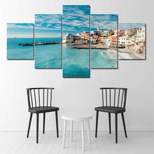 Wall Art Pictures HD Prints Canvas 5 Pieces Wide Seascape Painting Posters And Prints For Living Room Home Decor Framework 2024 - buy cheap